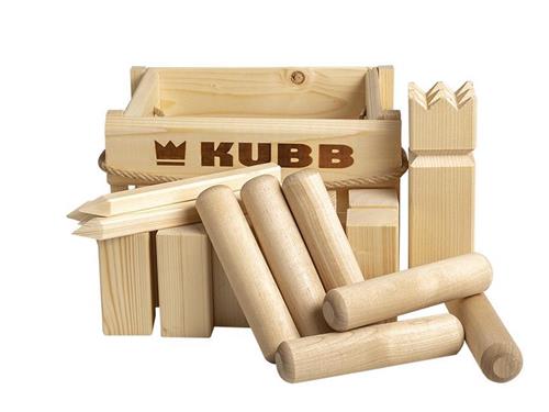 Tactic - Kubb - Zweeds houten werpspel in houten krat