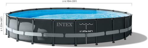 Intex Ultra XTR® Frame Pool Set - Opzetzwembad - Ø 610 x 122 cm