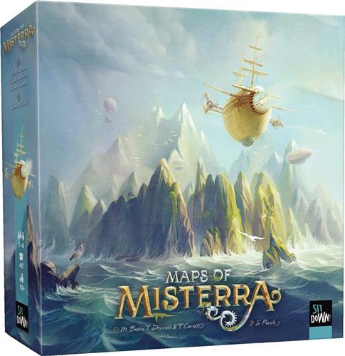 Sit Down! Games - Maps of Misterra - Strategisch Competitief Spel - 1-4 Spelers - Geschikt vanaf 10 Jaar