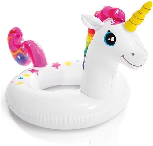 Intex zwemband/zwemring - eenhoorn/unicorn - 58 cm - opblaasbaar