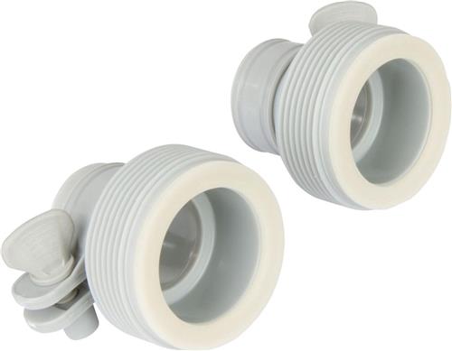 2x Intex Slang Adapter B 38-32 mm - verloop stuk (zand)filterpomp- gemakkelijk te monteren op 32mm