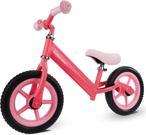 LifeGoods KiddyCruiser Loopfiets - 2 jaar - Jongens en Meisjes - Balance Bike - Roze