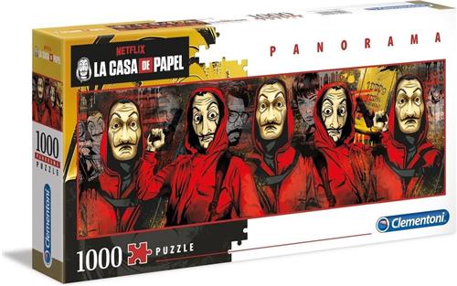 Clementoni Legpuzzel - Netflix La Casa De Papel Puzzel - Team - 1000 Stukjes, puzzel volwassenen