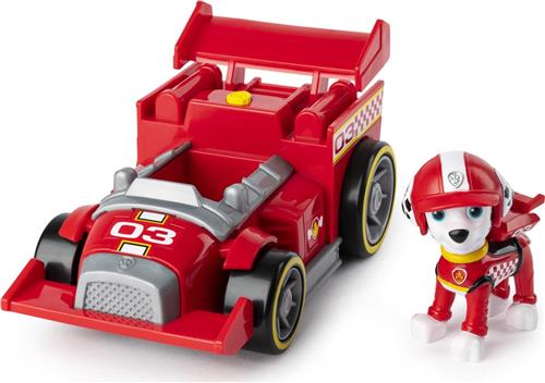 PAW Patrol Race & Go Ready Race Rescue - Marshall - Speelgoedvoertuig met geluiden en actiefiguur