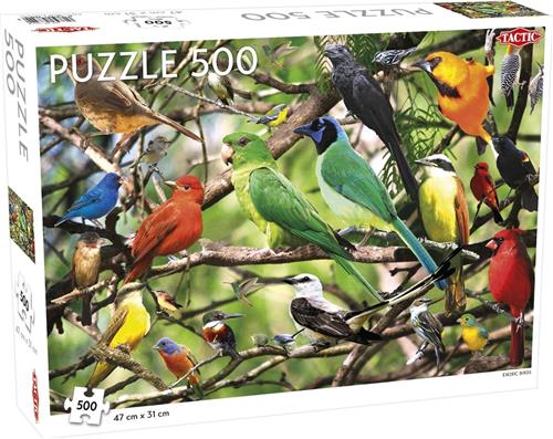 Puzzel Animals: Exotic Birds - 500 stukjes