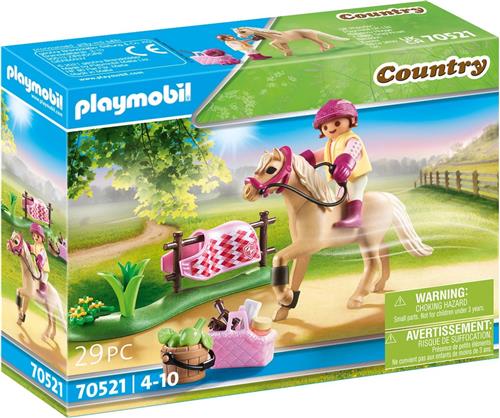 PLAYMOBIL Country Collectie pony 'Duitse rijpony' - 70521