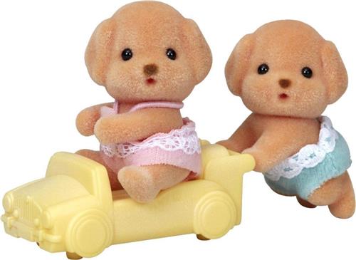 Sylvanian Families 5425 tweeling poedel-fluweelzachte speelfiguren