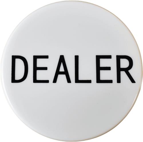 Dealerbutton wit