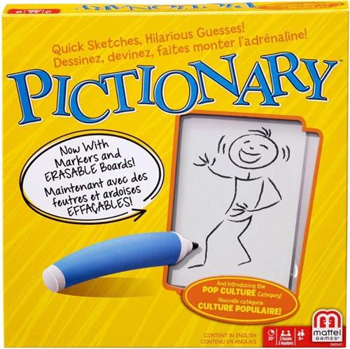 Mattel Games Pictionary - Familie bordspel tekenspel - Franse editie