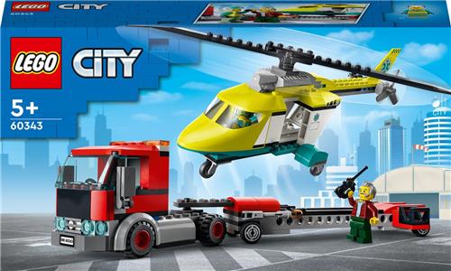 LEGO City Reddingshelikopter Transport - 60343