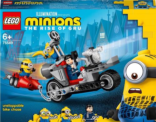 LEGO Minions Enerverende Motorachtervolging - 75549