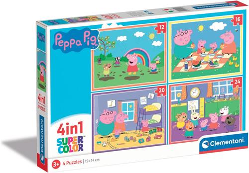 Clementoni - Puzzle Peppa Pig 4in1 - 21516