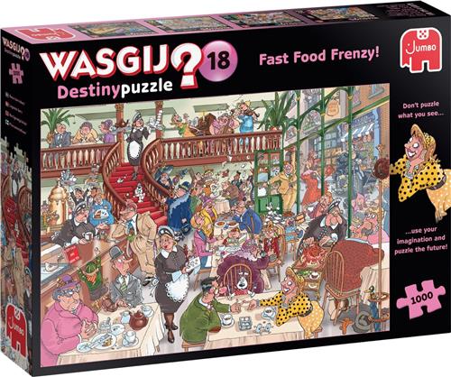 Wasgij Destiny 18 - Fast Food Waanzin! - 1000 stukjes - puzzel