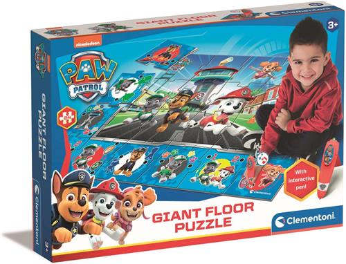 Clementoni Paw Patrol - Kinderpuzzel - Grote Vloerpuzzel - Interactief - Vanaf 3 jaar