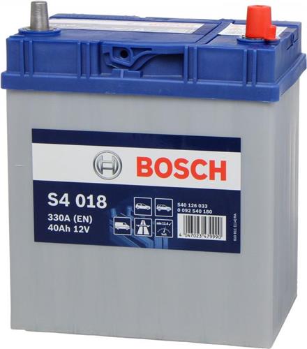 BOSCH | Accu - 12V 40Ah | S4018 - 0 092 S40 180 | Auto Start Accu