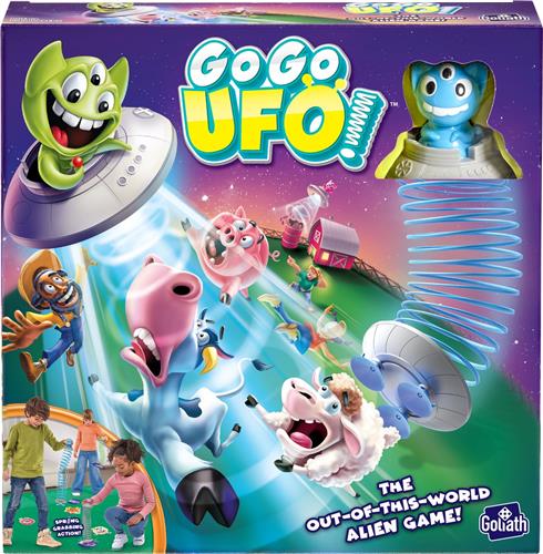 Goliath Go Go Ufo - Actiespel - Kinderspel - Vang alle boerderijdieren!