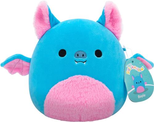 Squishmallows - Boyle - Blue Fruit Bat W/Pink Belly 19cm pluche