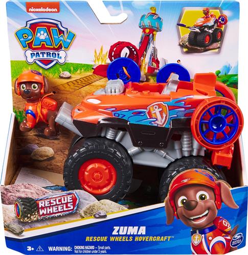 PAW Patrol Reddingswagens - Hovercraft met Zuma speelfiguur - Speelgoedauto