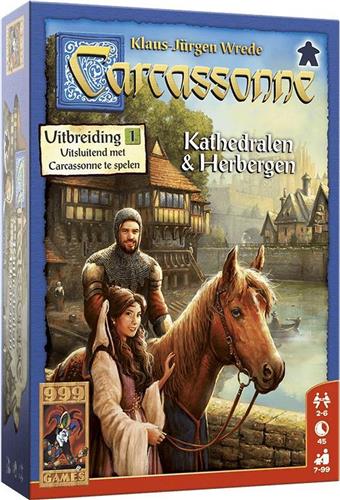 Carcassonne: Kathedralen & Herbergen Uitbreiding Bordspel