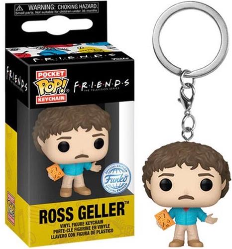 Funko Pocket Pop! Sleutelhanger: Friends - 80's Ross