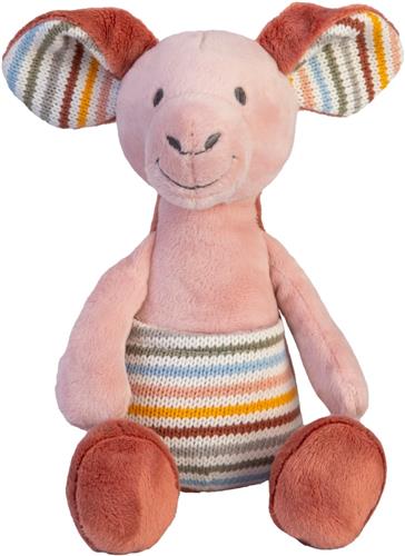 Happy Horse Kangoeroe Katey Knuffel 24cm - Roze/Multi - Baby knuffel