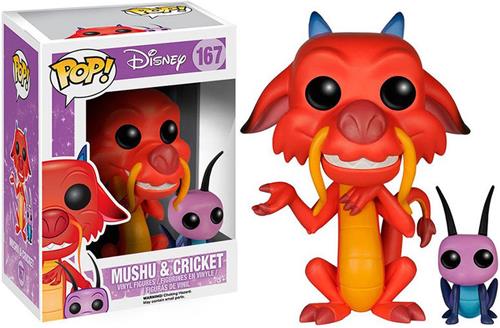 Funko Pop! Disney Mulan - Mushu & Cricket #167