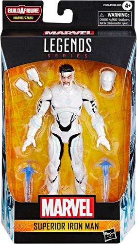 Hasbro Superior Iron Man Marvel Legends Series-figuur 15 Cm Wit