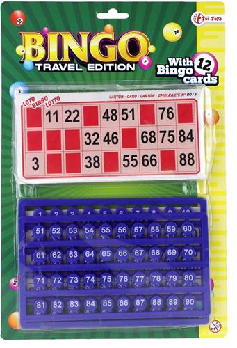 Toi-toys Bingo Reisspel Rood/blauw 30 Cm