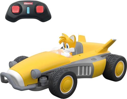 Carrera RC Auto Mini - Team Sonic Racing - Tails - Schaal 1:43 RC Model Kant en Klaar