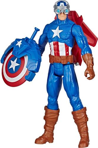 Marvel Avengers Titan Hero - Speelfiguur (30cm) - Blast Gear Captain America