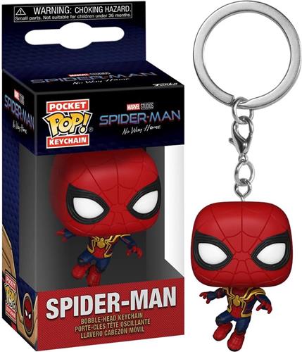 Funko Pop! Keychain: Spider-Man: No Way Home S3 - Leaping Spider-Man