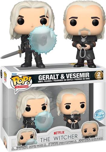 Funko Pop! Movies: The Witcher (2019) - Geralt & Vesemir 2-Pack Exclusive