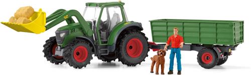 schleich FARM WORLD - Tractor met Aanhanger - 42608