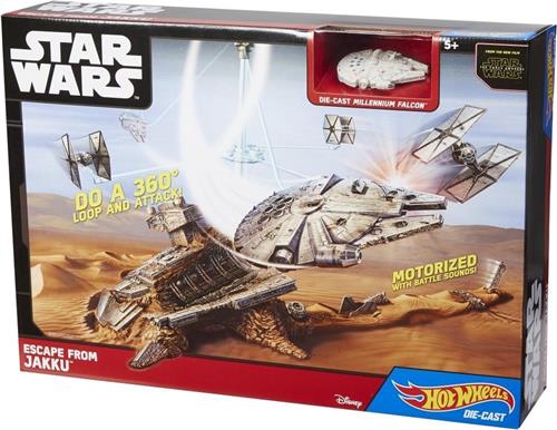 Hot Wheels Die Cast - Star Wars escape from Jakku - Speelfigurenset