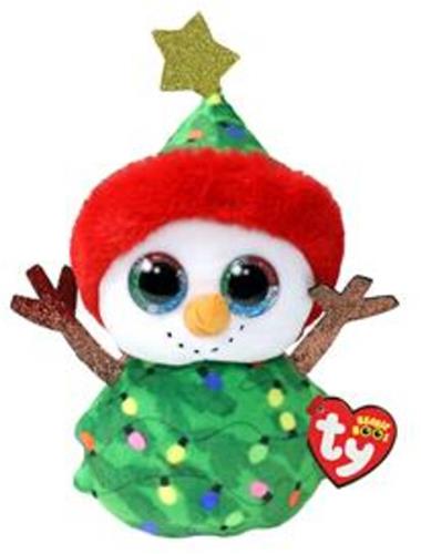 TY Beanie Boo's Christmas Snowman Tree 15 cm