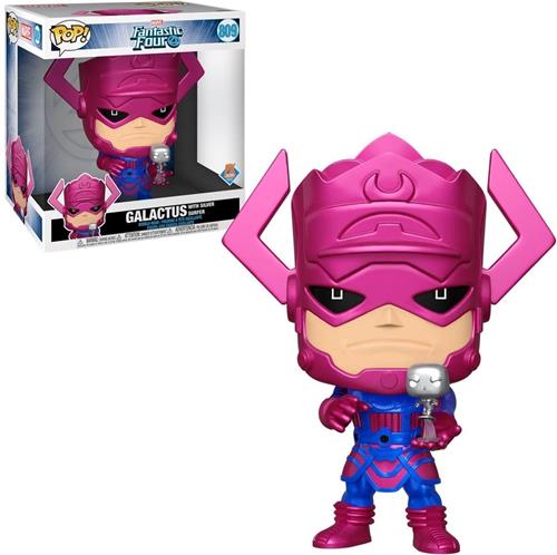 Funko Pop! Marvel: Fantastic Four - Galactus with Silver Surfer (Metallic) (10-Inch) #809