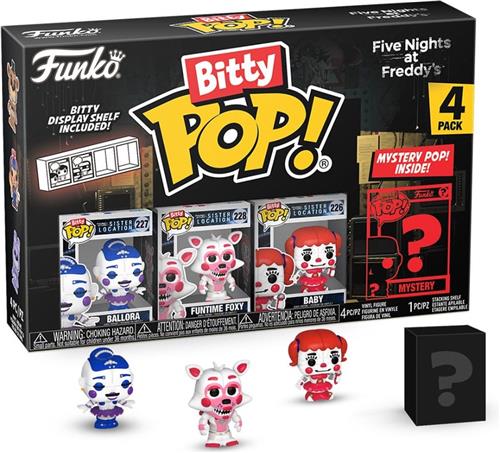 Funko Pop! FIVE NIGHTS AT FREDDY'S - Bitty Pop 4 Pack 2.5cm - Ballora