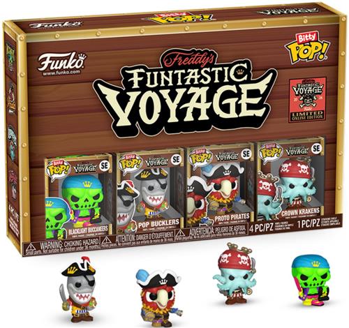 Funko Bitty POP! Freddy's Funtastic Voyage 4-Pack SDCC 2024 Exclusive LE