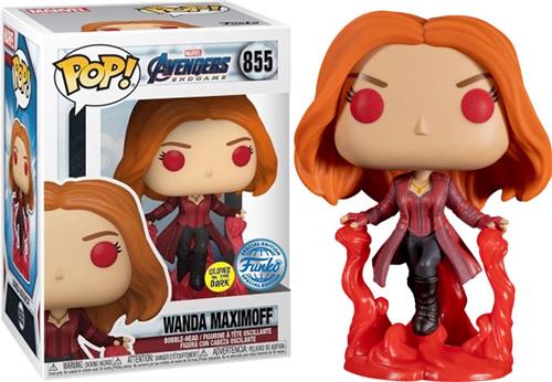 Funko Pop! Marvel Avengers Endgame - Wanda Maximoff #855 Glows In The Dark Exclusive