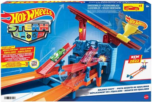 Hot Wheels Racebaan Steam Balance Shift Speelset