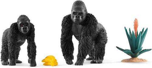 Schleich - Etende Gorilla's