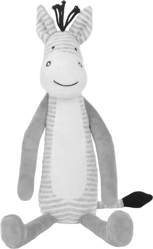 Happy Horse Zebra Zoro Knuffel 40cm - Grijs/Wit - Baby knuffel