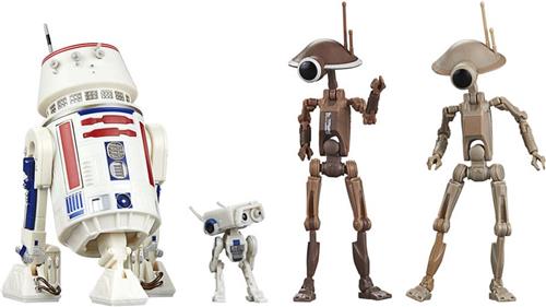 Star Wars: The Mandalorian Black Series Action Figure 4-Pack R5-D4, BD-72 & Pit Droids