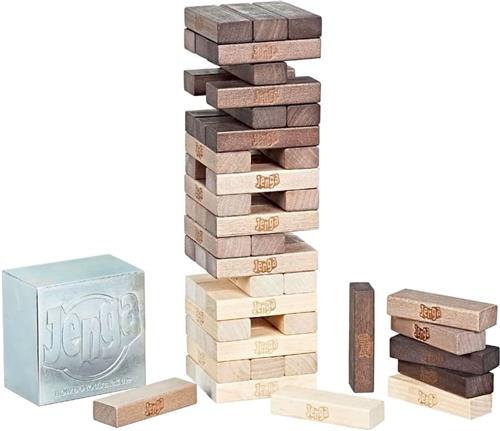 Hasbro Jenga Rustiek Series - Jenga behendigheid spel - Actiespel