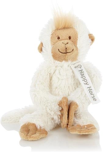 Happy Horse Hangende Aap Knuffel 23cm - Wit - Baby knuffel