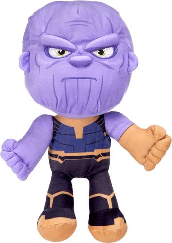 Thanos  Marvel Avengers Pluche Knuffel 34 cm {Superheld Plush Toy | Marvel DC Comics | Speelgoed Knuffelpop voor kinderen jongens meisjes | Thor, Wonder Woman, Hulk, Thanos, Spiderman, Iron Man, Captain America, Black Panther}