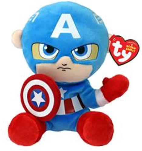 TY Beanie Babies Marvel Captain America Soft 15 cm