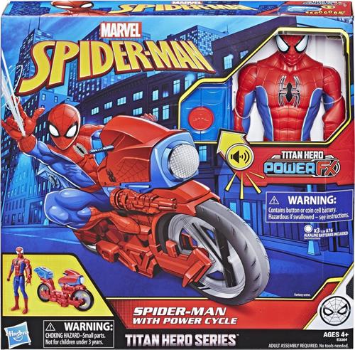 Spider-Man Titan Heroes met Motorfiets - Geluidseffecten