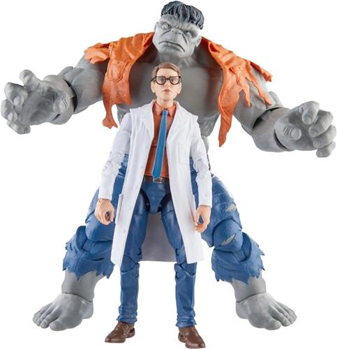 Hasbro The Avengers - Avengers: Beyond Earth's Mightiest Marvel Legends Gray Hulk & Dr. Bruce Banner 15 cm Actiefiguur - Multicolours