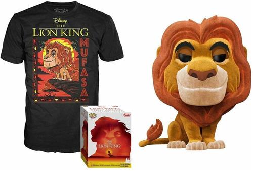 Funko Pop! & Tee Box: Disney The Lion King - Mufasa (Size L)